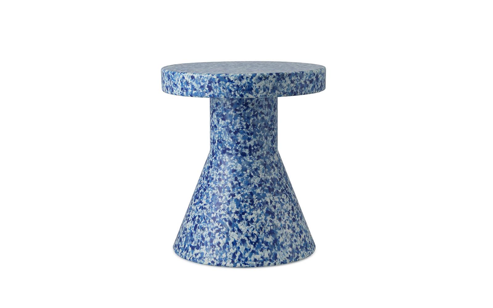 A Bit Stool Cone in Blue, made of recycled material by Normann Copenhagen.