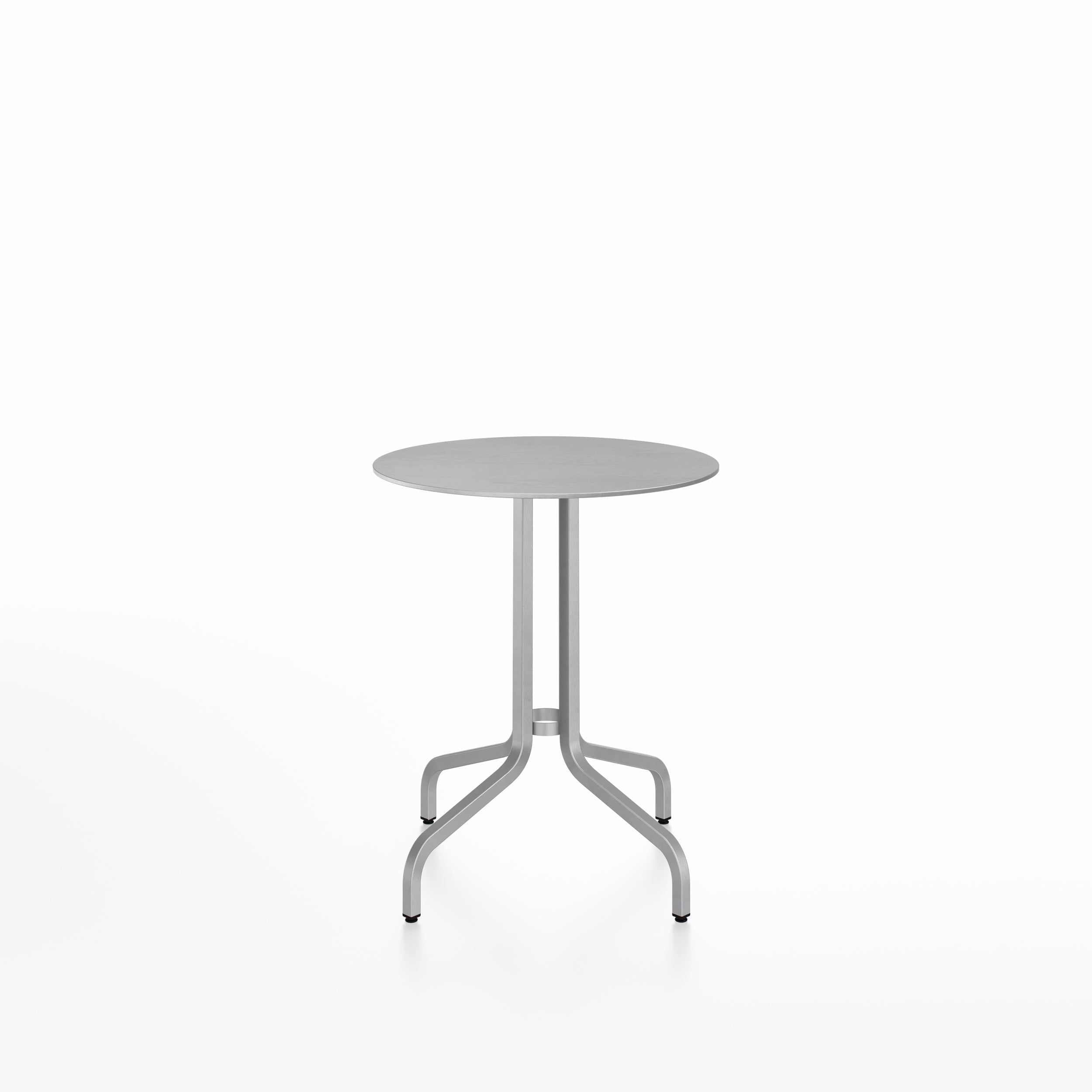 A recycled aluminum 1Inch Table by Emeco, in size 24".