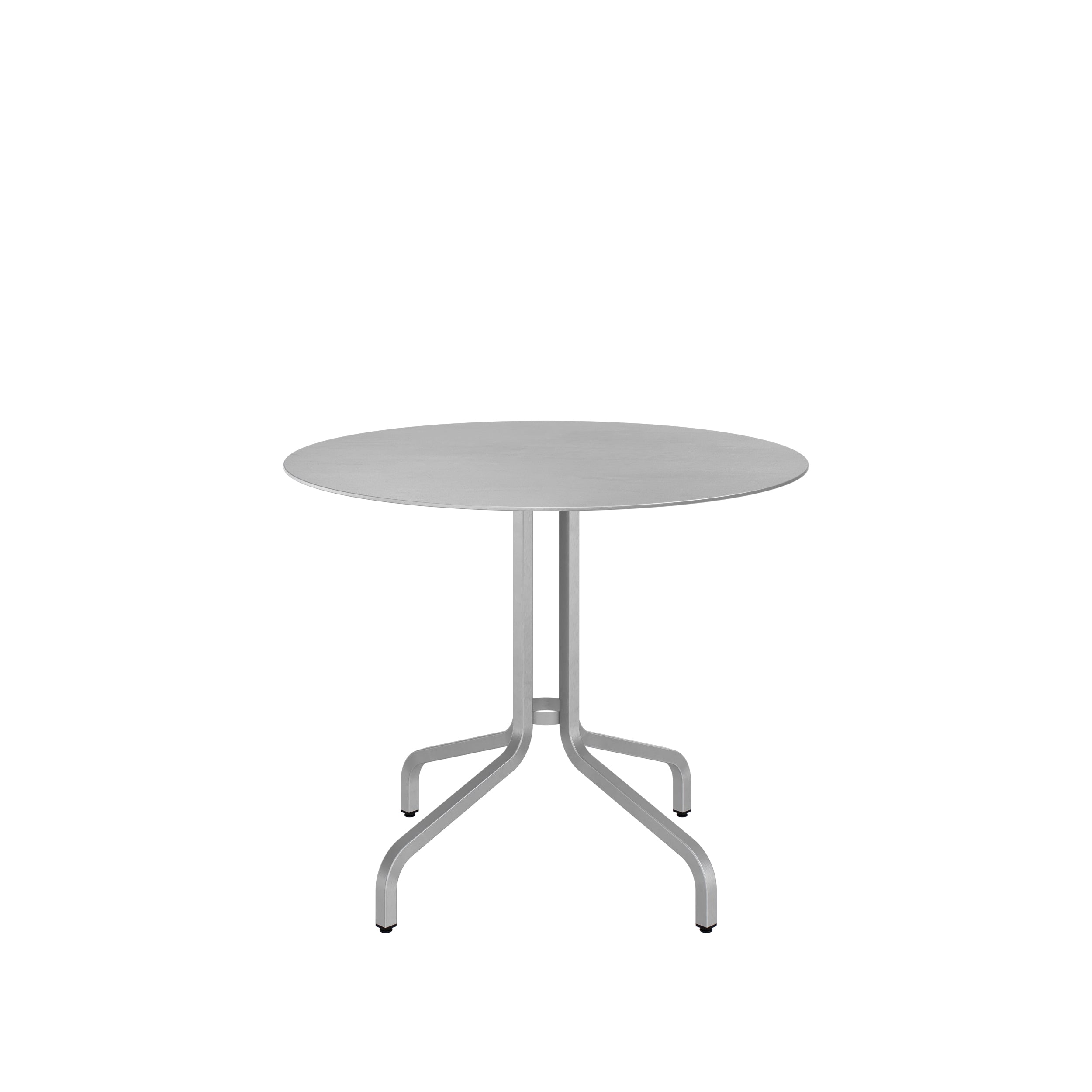 A recycled aluminum 1Inch Table by Emeco, in size 36".