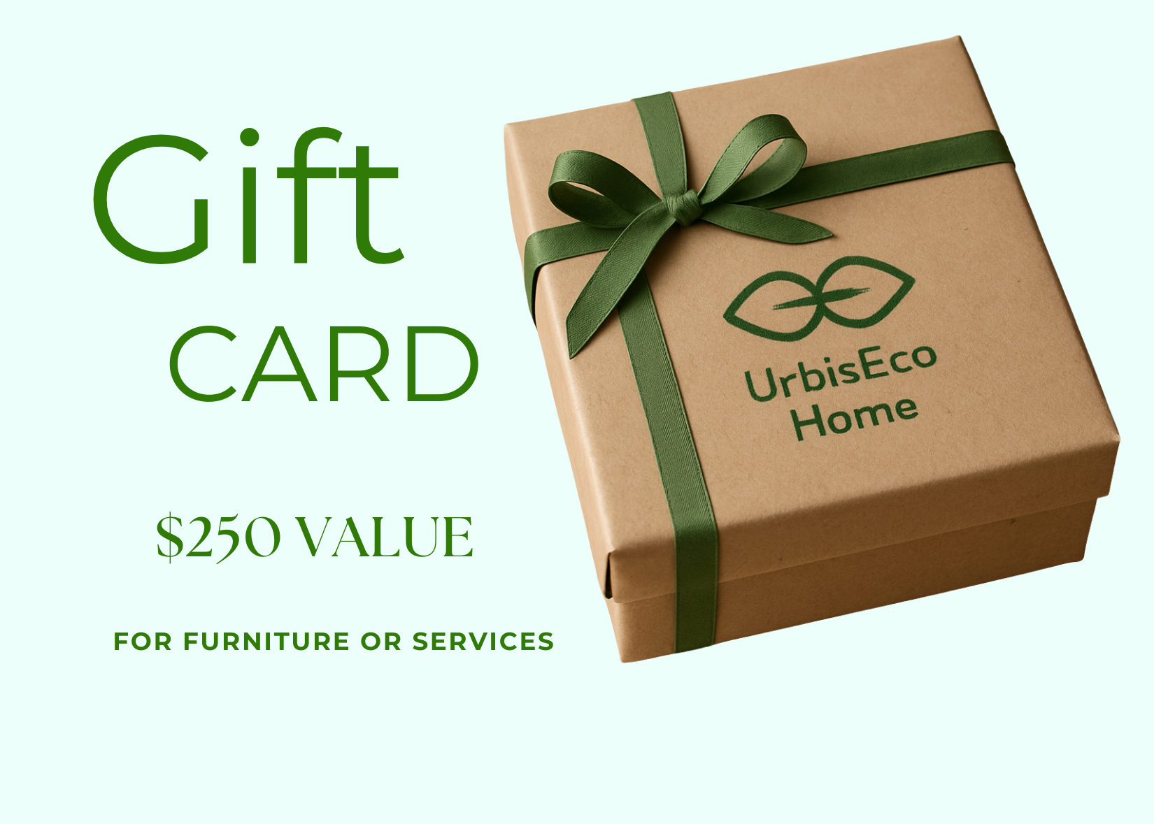 gift card and present for $250