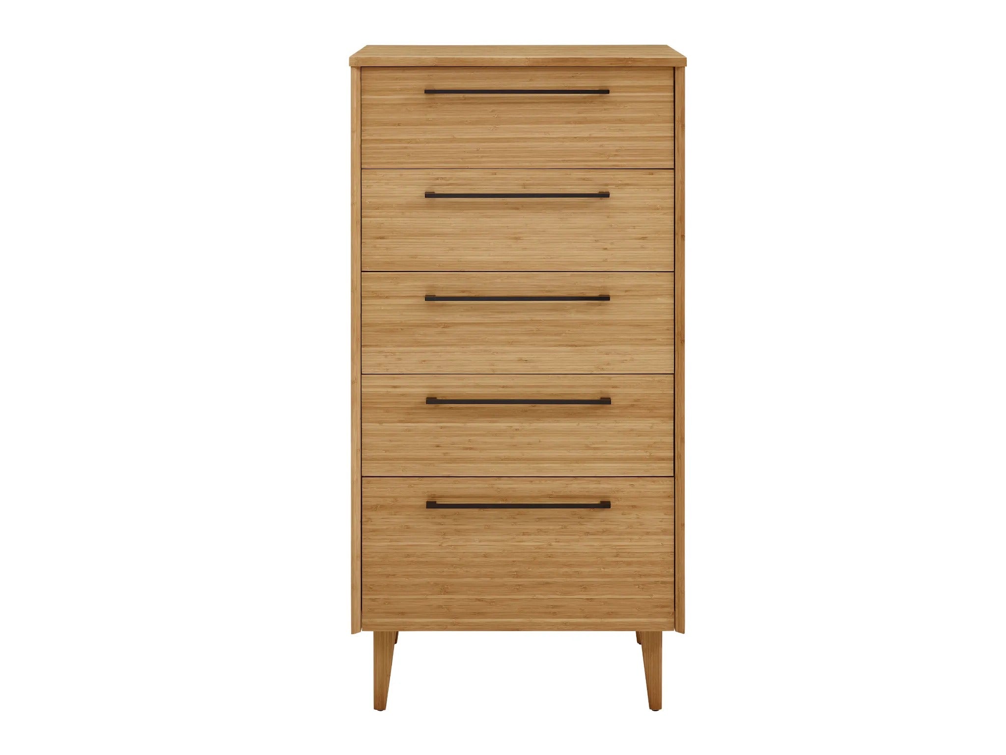 A renewable Sienna Bamboo High Dresser by Greenington.