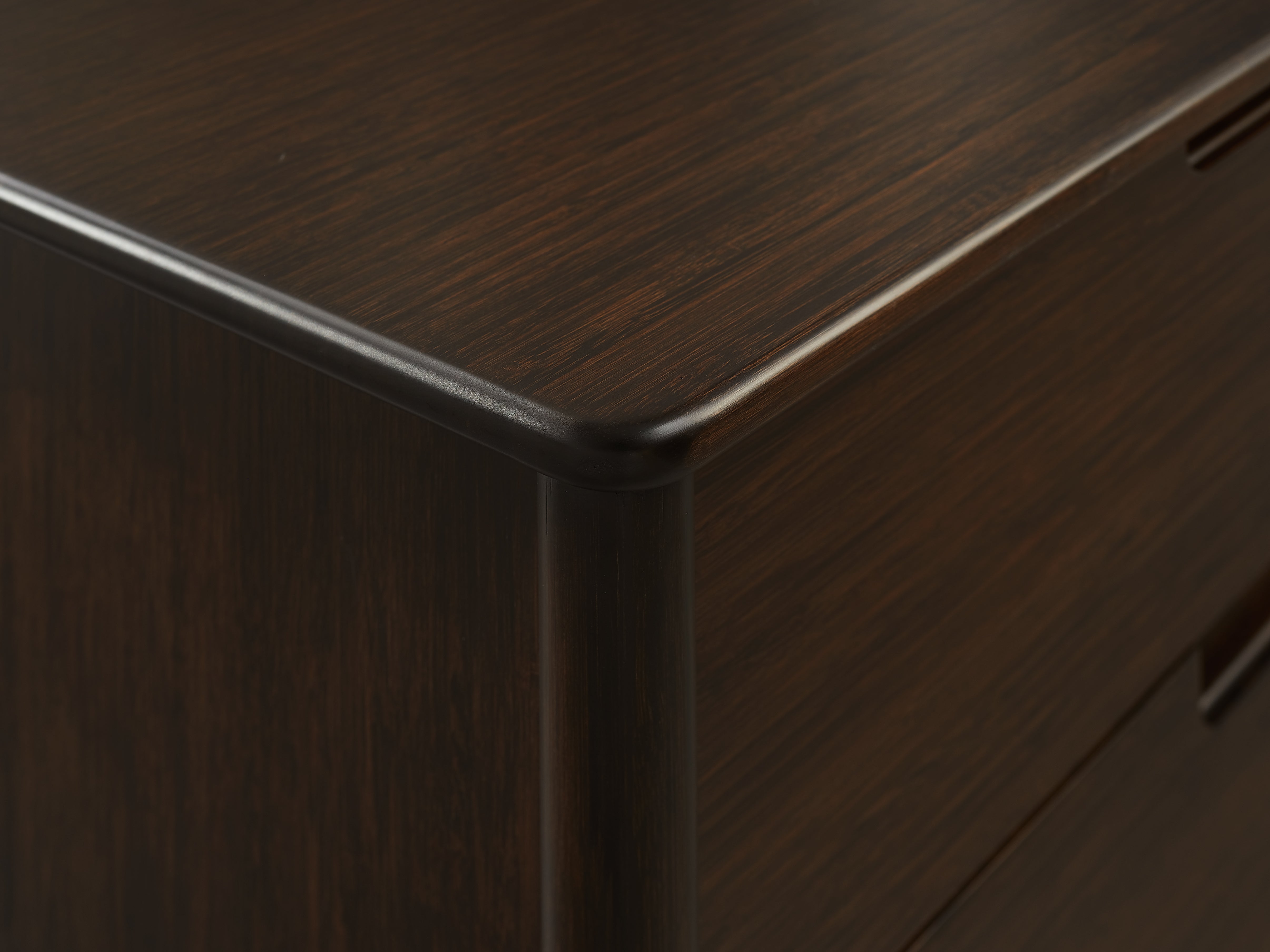 Weston Bamboo Chest, 5 Drawers