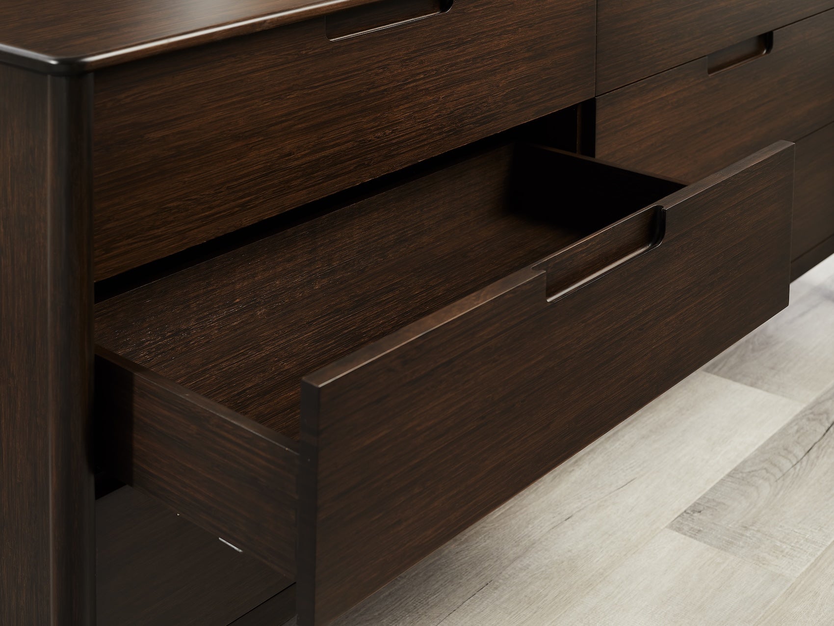 Weston Bamboo Dresser, 6 Drawers