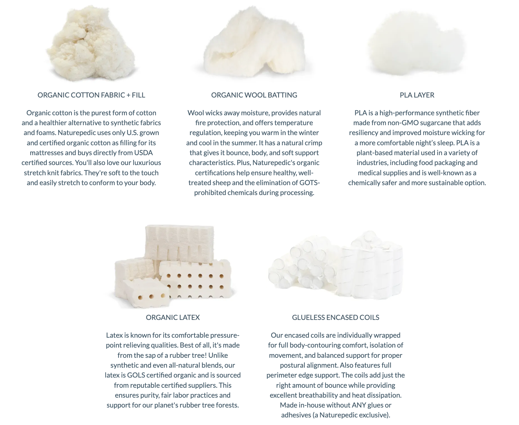 Serenade Organic Mattress by Naturepedic