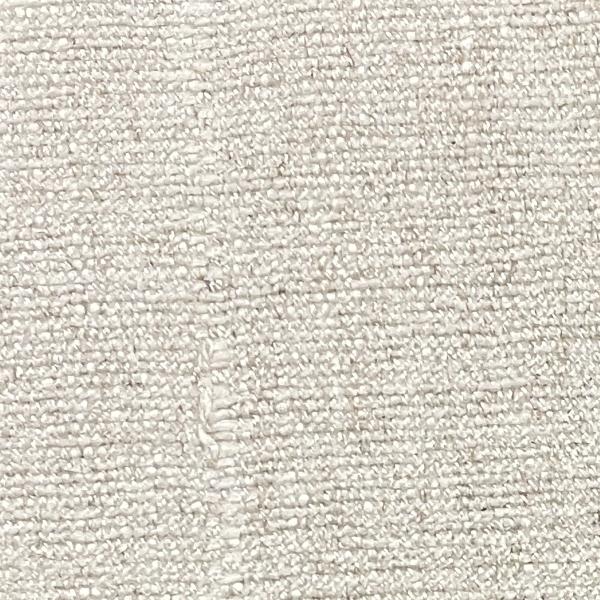 White woven sustainable fabric sample.